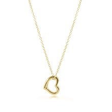  egirl 14" Necklace Gold- Love Small Gold Charm