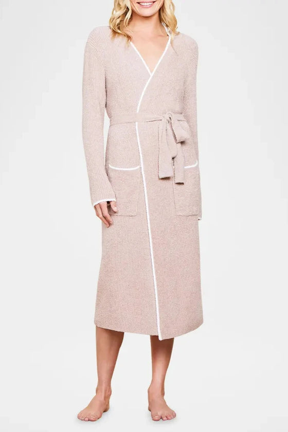 CozyChic Lite Contrast Ribbed Robe