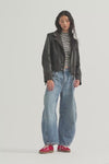 We The Free Good Luck Mid-Rise Barrel Jeans