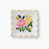 Roses Scalloped Ring Dish